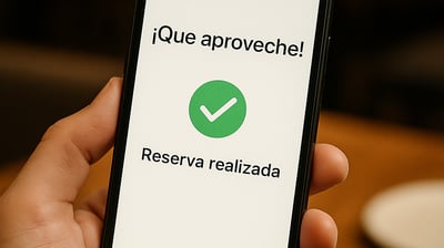 Reserva online para restaurante desde el movil