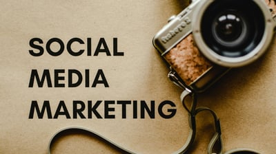 social media marketing poster