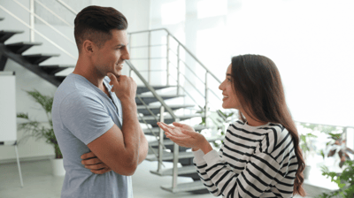 Couple engage in honest conversation