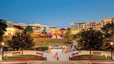 Allen City Plaza at Night