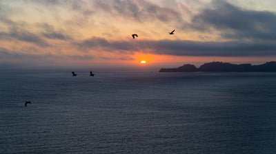 Couché de soleil à San Francisco