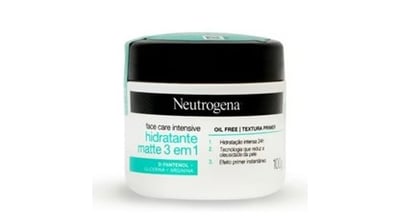 Neutrogena Hidratante Facial Matte 3 em 1 Face Care Intensive