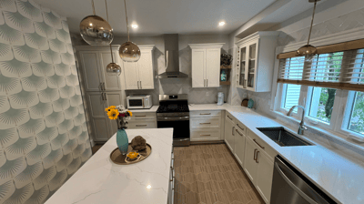 renovated kitchen