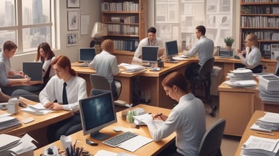 A wall-mounted setup featuring two black electronic control boxes labeled 'Advanced Access Control' by ZKTeco. Each box has indicator lights for power, run, and communication. The boxes are mounted on a wooden panel, surrounded by a variety of cables including yellow and white ones. The smaller box is mounted below the larger one and both have key locks.
