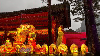 Jogyesa Temple in Seoul (credit: Vlada)