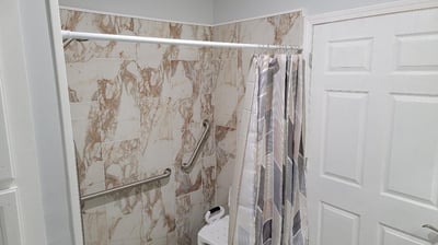 Shower rehab by Brickyard Houses