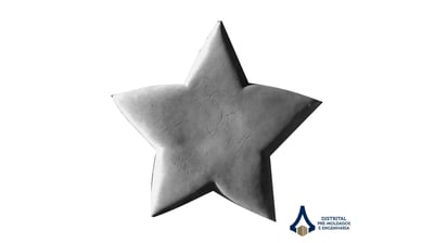 Decoração jardim estrela