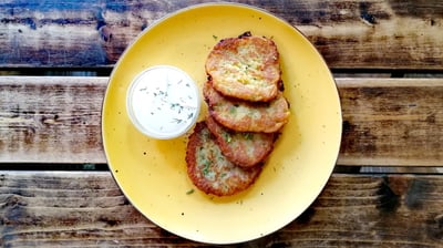 potato pancakes Snekutis