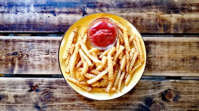 french fries frites Snekutis