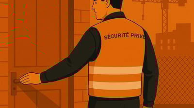 agent de sécurité privée en ronde