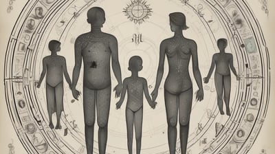 a group of people sitting around a table