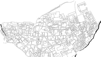 Map displaying the layout as is today.