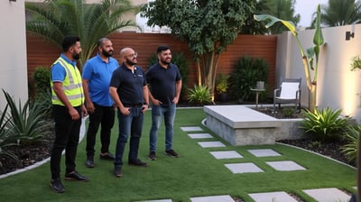 أفضل شركة تنسيق حدائق بالرياض مع نظام ري ذكي