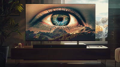 brand campaign tv spot on a tv