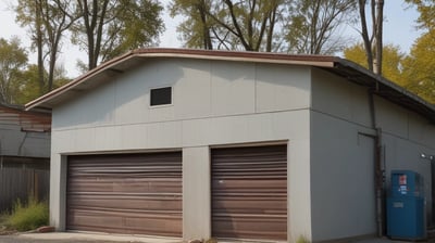 low angle view photography of a gray building