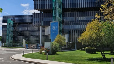 Facciata del palazzo di World Food Programme, progetto nel settore uffici di BRB Engineering srl
