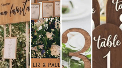 Marcadores de Mesa y Seating Plans