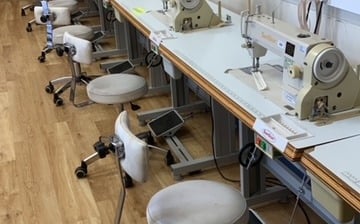 Industrial sewing machine servicing for colleges, schools and universities