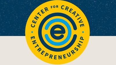 Center For Creative Entrepeneurship Logo and link to website with creative industry education