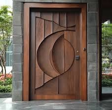 a beautiful hand crafted wooden door