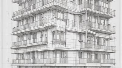 low angle view photography of a gray building