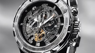 a person's hand with a watch on it