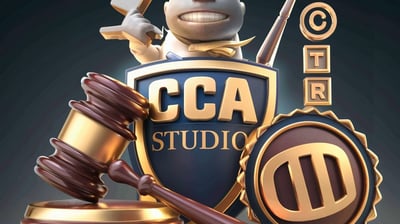 image illustrant les services de protection juridique des marques et mascottes CCA Studio