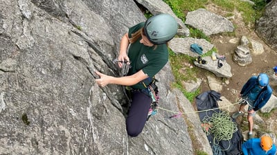 Trad climbing course