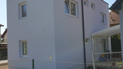 Neubau eines modernen Wohnhauses