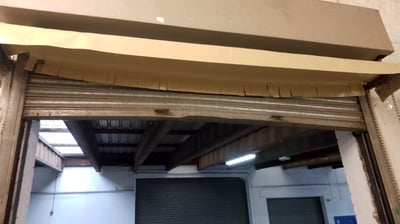 roller shutter door valence