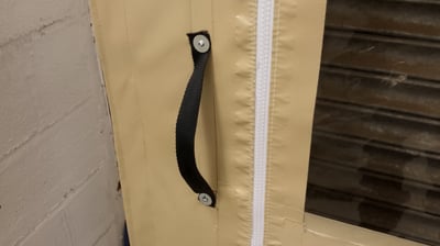Roller shutter door handle