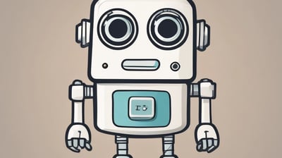 A digital illustration featuring a smartphone floating above a hexagonal platform, with gears and digital elements surrounding it. The screen displays a chatbot interface with various colored speech bubbles. The background is a solid light blue, emphasizing the technological theme. The text 'chatGPT' is displayed in 3D lettering on the right side.