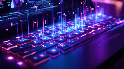 a laptop keyboard with a computer keyboard and a keyboard