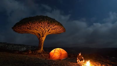 Socotra camping