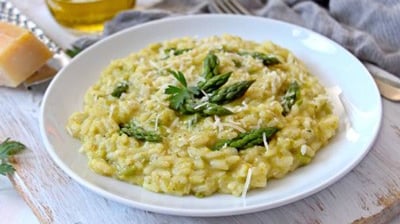 un risotto aux asperges