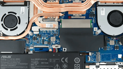 a laptop computer motherboard with a laptop and a laptop