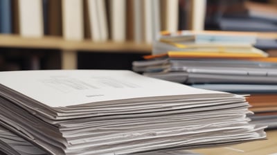 A construction site with large concrete pillars supporting an elevated structure. In the background, there is a blue and orange industrial crane with a number 3 visible on it. The setting appears urban, with buildings surrounding the construction area.