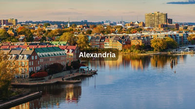 Riverview in Alexandria Virginia with waterview condos and homes