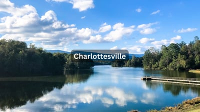 River view in Charlottesville Virginia