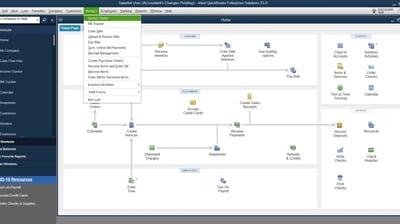 Quickbooks Accounting home page