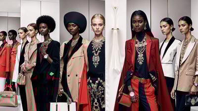 fashion models showcasing trends