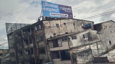Campaña Magneto agencia de empleo en Buenaventura - valla publicidad exterior pacifico Colombia