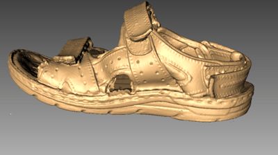 escaneo 3d de zapatos