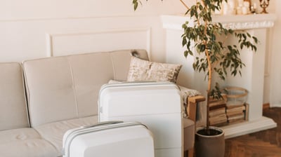 a couch and a couch in a living room