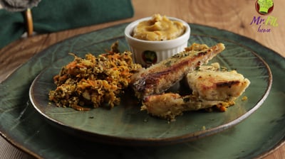 Filé de peixe com lemmon pepper Mr.Fit