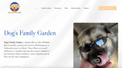 Dog's family garden