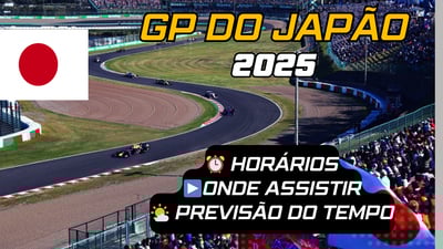 f1 gp do japao horario e onde assistir