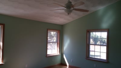 Swirl Ceiling Texturing Drywall Remodel