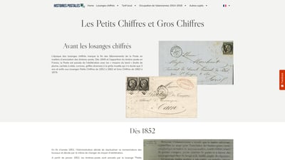 Les Losanges Petits et Gros Chiffres 1852-1876