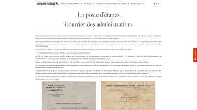 Occupation Valenciennes Contrôle courrier administratif